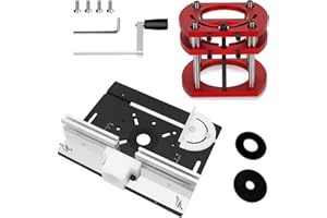 XNZMYN Frästisch für Oberfräse Einlegeplatte Set, OberfräSentisch und Tischfräsmaschine, Router Table, Planfräsvorrichtung, TischfräSe zum Nuten Zapfenschneiden BesäUmen und Anfasen