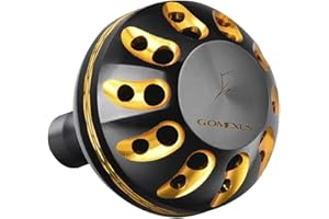 GOMEXUS Aluminio Pomo Carrete para Shimano Stella SW-C Bull'S Eye Perilla Carretes de Pesca Spinning Typ B, Directo Instalación, Daiwa BG Penn Battle II Perforación Instalación, 38mm