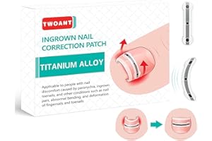TWOANT Ensemble Professionnel Pour la Correction des Ongles Incarnés : Patchs de Correction des Ongles et Outils Efficaces Pour Ongle Incarné