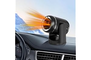 WEQNGIU Autoheizung, 12V Tragbare Autoheizungen für den Winter, Schneller Heizung und Kühlung Anti-Fog-Auto Defroster Schnellheizung Windschutzscheibe Defroster für Auto