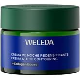 Weleda Redensifying Night Cream 40ml | Blue gentian, edelweiss, anti-aging, collagen, regenerates and nourishes, reduces wrin