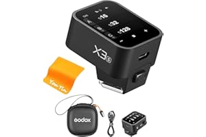 Godox X3-S Flash Trigger E-TTLII 2,4 GHz senza fili con Schermo OLED, Rechargeable (Tipo c) X3-S per Fotocamera Sony Wireless Remote