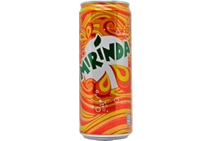 PEPSICO Mirinda Bibita Analcolica Gusto Arancia - Bevanda Dissetante al Gusto di Arancia in Confezione da 24 Lattine da 330 ml