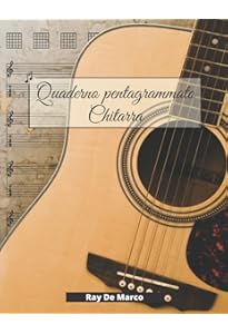 Quaderno Per Chitarra Con Tablature E Pentagrammi | 100 Pagine A4 Per Chitarristi - Foto 8