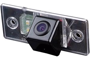 KALAKUS Auto Rückfahrkamera in Kennzeichenleuchte Wasserdicht Nummernschild Einparkkamera für VW Volkswagen Touareg/Tiguan Santana/Jetta/Polo/Passat/Skoda/Golf/Cayenne