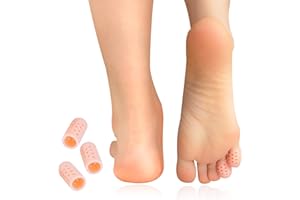 DECPROCH Zehenschutz kleiner Zeh - 20 Stück Zehenschutz Silikon [2023] Zehenkappen kleiner Zeh, Zehenpolster, Zehenschoner - Verhindert Blasen und Reibung | Damen und Herren