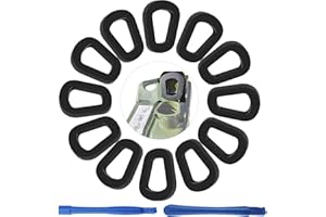 SHUIYUE Lot de 12 joints en caoutchouc pour bidon d'essence, joints universels de jerrican, joints de bec de carburant pour bidons de carburant de 5 l, 10 l, 20 l, avec poignée transversale, 1 poignée ronde