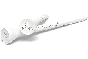 MYNT Golf Premium Golf Tees Holz 100 Sück, 90 Stück, 80 Stück 54-83mm | Für den Idealen Abschlag Ökologisch Bambus justierbar wiederverschließbare Verpackung