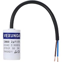 VS-ELECTRONIC MKP-Anlaufkondensator 8µF 450 V – Für Motoren & Lampen, Feuerbeständig, 50/60 Hz