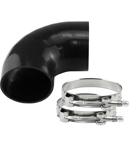 Intercooler Outlet Air Hose 3 90 Degree Silicone Elbow Coupler - Black Intercooler Outlet Air Hose 3 90 Degree Silicone Elbow Coupler - Black