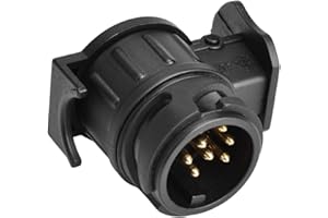 Suuonee 12 V 13-pinowy na 7-pinowy adapter gniazda przyczepy konwerter wtyczki do przyczepy kempingowej, popularny, normal