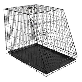 slant front dog crate