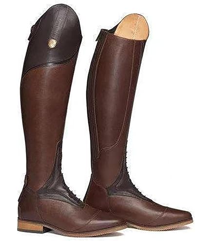 Botas Hombre De Microfibra Bajo La Rodilla - Cremallera Lateral, Hebillas Decorativas, Ideales Para Vaquero O Moto