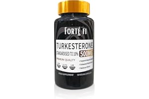 GENERIC Turkesterone Supplement - Legal Anabolic Steroids for Muscle Growth and Recovery - Test Supplements for Men - Stack with Fadogia Agrestis - 60 x 500mg Capsules