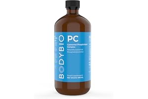 BodyBio PC - Phosphatidylcholine for Brain Health, Mental Clarity, Cognitive Function, Cellular Repair & Healthy Aging, Phospholipid Complex Supplement for Gentle Daily Detox