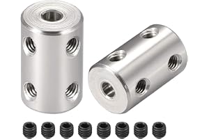 sourcing karta stålskaft koppling stark flexibel koppling motorkontakt L22 x D14 4 mm – 4 mm 4mm to 4mm 2PCS Silver Tone