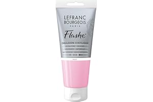Lefranc Bourgeois Flashe Acrylique Tube 80ml Rose