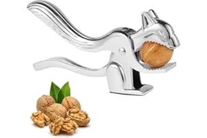 SDYGDB Nut Crackers Zinc Alloy Creative Squirrel Shape Nut Shell Opener Anti-Oxygen Walnut Plier High Strength Nut Opening Tool for Walnuts Pecans Hazelnuts Almonds Brazil Nuts