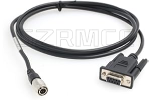 SZRMCC Hirose 6 Pin a DB9 RS232 COM Cavo di download dati per Topcon Sokkia Total Station (cavo dritto)