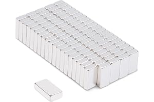 OCEUMAOA Calamite Potenti Mini Magneti Neodimio Piccole Rettangolari Calamite Frigorifero Lavagna Magnetica Scientifico Magnete Industriale 6x3x1.5mm 100 Pezzi