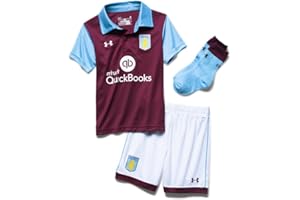 UNDER ARMOUR Aston Villa Kids Mini Home Kit 2016-17 (Claret/Blue, 12-18 Months)