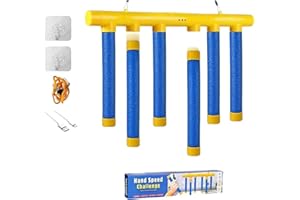 Vutlace Catching Sticks Games,Falling Sticks Catching Game,Drop It Catch It Win It Reaction Game,3 Dropping Speeds Quick Reactions Toy,Hand-Eye Coordination Training Gift (Blue)