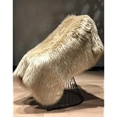 Kuzu Post &Uuml;st Kalite T&uuml;y D&ouml;kmez Yıkanabilir Yumuşak Dokulu Peluş Halı, CAMEL, 80 x 100