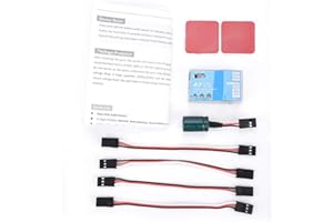 Heaveant Flight Controller Stabilizer, RC Plane F50A 3-Axle Gyro A3 V2 Flight Controller Stabilizer System for RC Fixed-Wing Airplane