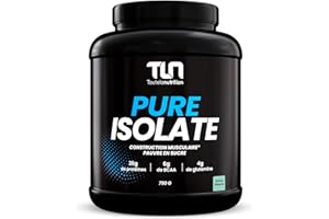 PURE ISOLATE | Isolat de Protéines en Poudre | Jusqu’à 90% de Protéines | Riche en BCAA et Glutamine | Proteine Musculation Rapide | Texture Onctueuse Goût Pistache | Pauvre en Lactose | 750G | TLN