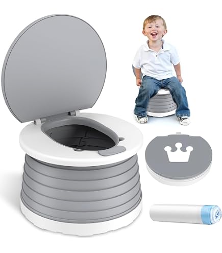 Faltbares töpfchen kinder,Töpfchen für kinder unterwegs,Baby potty travel,Portable toilette für kinder,Baby WC Töpfchen,Töpfchen für Kinder,Baby Potty,kinder töpfchen,Babytopf WC(grün) Baby