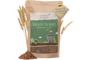 DIMIKRO Bokashi Ferment - Bio Qualität 1 Kg Fermentationshilfe für Bokashi Eimer und Kompost - Eliminiert Gerüche, Schimmel & Fäulnis - 100% Vegan & natürlich mit Effektiven Mikroorganismen