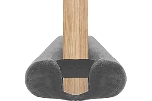 BKSAI Tappo per porta senza paraspifferi adesivo sotto la porta per la parte inferiore della porta, riduce il rumore paraspifferi spazzata a prova di suono