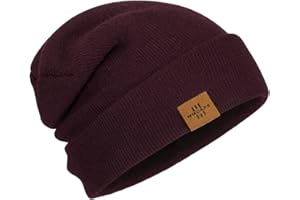 Wmcaps Cappello Uomo Invernale Berretto Uomo in Maglia, Regali per Donna e Uomo a Natale, Unisex Beanie Invernale Cappelli per Sci/Bici/Moto