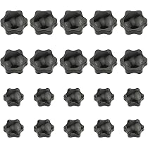 EMagTech 2 Bulloni A Vite Per Manopola E Dado 45 X 6 Mm Per Piastrelle, Vite Di Bloccaggio A Pressione Rapida, Vite Di Bloccaggio Per Tosaerba, Manopola Triangolare - copertina