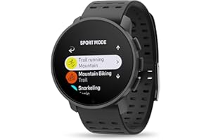 SUUNTO 9 Peak Montre Connectée Sport Homme Femme, 80+ Sports, Tracker d'Activités GPS, Smartwatch Intelligent Soins de Santé 24/7, Cardiofréquencemètre, Altimètre, Baromètre, 14 Jours d'Autonomie