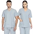 IS IndoSurgicals Unisex Scrub Suit for Surgeons, Hospital OT Dress (XL, Grey)