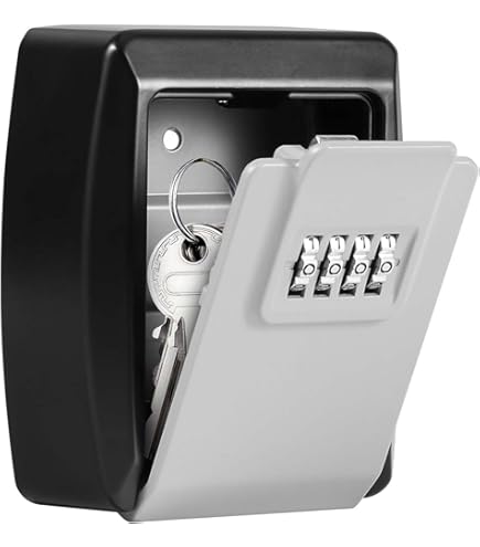 Cassaforte Per Chiavi Da Esterno Impermeabile - Con Codice A 4 Cifre, Montaggio A Parete Per Casa E Ufficio - Foto 5