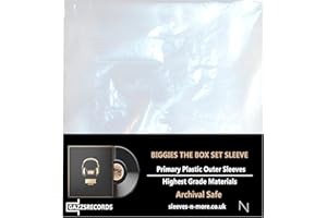 GAZZSRECORDS 25 Box Set Vinyl Outer Album Record Sleeves |Covers |Oversize | 5 LP Record Box Sets | 30mm Box | Box Set Vinyl Sleeves Protective Sleeves | 12 Inch Record Sleeves |