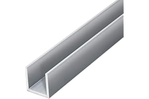 thyssenkrupp U-Profil Aluminium gepresst 35 x 35 x 35 x 2 mm in 2000 mm Länge | Aluprofil U-Profil | EN AW-6060