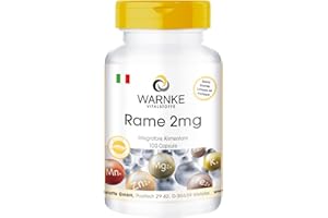 Rame 2mg integratore - Gluconato di rame - 100 compresse - Sostanza pura | Warnke Vitalstoffe - Qualità da farmacia tedesca