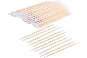 ATBUSS 400 patyczków higienicznych, dwustronne patyczki higieniczne, patyczki higieniczne, końcówki w kształcie koronki, nadają się do czyszczenia uszu, pielęgnacji skóry