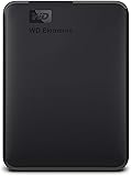 WD Elements Hard Disk Esterno, Portatile, USB 3.0, 2 TB, Nero
