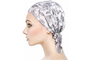 Locisne Women's Printed Head Scarf, Turban, Headwear, Chemo Beanie Scarf, Headwear for Cancer, Chemo, Hair Loss