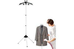 kagrote Cintre pour Vêtements À La Vapeur, Repassage À Vapeur en Tissu, Support Vapeur pour Vêtements, Porte-vêtements Portable, Accessoires pour Défroisseur À ur