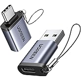 UGREEN USB C auf USB Adapter 10Gbps (Kombinationspaket) für iPhone 17 16 15 Pro Max, iPad, Galaxy S24 S23 & Laptops (Grau)