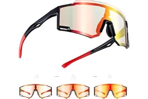 URBZUE Fotocromatici Occhiali da Ciclismo Uomo Donna Occhiali Bici con TR90 Polarizzati Occhiali Sportivi Occhiali Veloce Rave Anti UV 400 Occhiali Da Sole per MTB Ciclismo Strada Sciare Corsa e Pesce