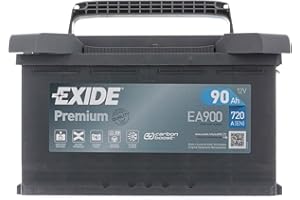 EXIDE TECHNOLOGIES EXIDE Premium EA900 Batterie de Voiture 90Ah 720A