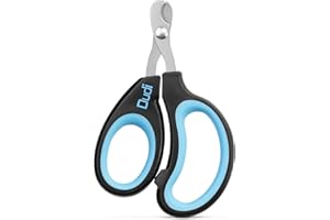 Dudi Cat Nail Scissor Nero/Blu per Gatto, Coniglio, Criceto