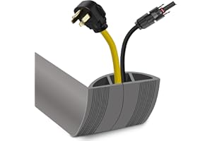 JAHOMFAI Canalina per Cavi da Pavimento, Canalina Passacavi Calpestabile, per Cavi di Alimentazione, Facile da Tagliare per Casa, Ufficio, Scuola, Concerti