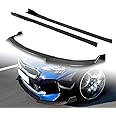 Q1-TECH, 9-Piece Front Bumper Lip & Side Skirt Extensions Diffuser Fit for 2018 2019 2020 2021 2022 2023 Kia Stinger (GT-Line), Front Bumper Lip Spoiler Air Chin Body Splitter ABS (Painted Carbon)